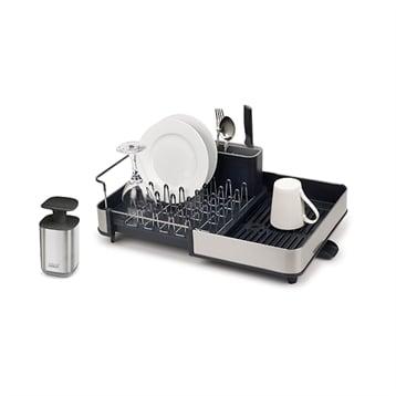 Egouttoir extensible avec distributeur de savon liquide Joseph Joseph