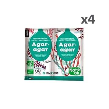 Lot de 4 Agar Agar Bio 2x4gr Lot de 4 Agar Agar Bio 2x4gr