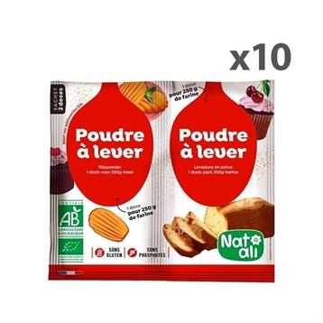 Lot de 10 Poudre à lever 2x7g Lot de 10 Poudre à lever 2x7g