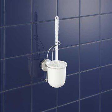 Support brosse pour toilettes Vacuum Loc