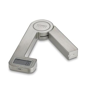 Balance de cuisine dynamo sans pile pliable inox Caso