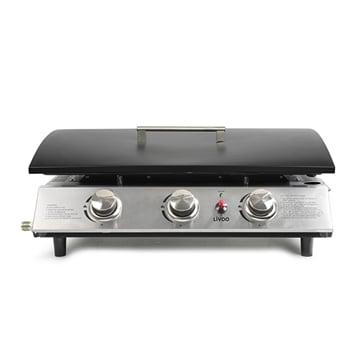 Plancha gaz 3 bruleurs avec couvercle DOC252 Livoo Plancha gaz 3 bruleurs avec couvercle DOC252 Livoo