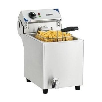 Friteuse électrique avec vanne de vidange 7 L 2800 W CFEV Casselin Friteuse électrique avec vanne de vidange 7 L 2800 W CFEV Casselin