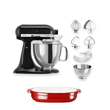 Robot artisan noir 5KSM175PS avec 4plats Kitchenaid offerts Kitchenaid Robot artisan noir 5KSM175PS avec 4plats Kitchenaid offerts Kitchenaid