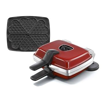 Gaufrier cœur Super 2 Rouge 039512 Lagrange Gaufrier cœur Super 2 Rouge 039512 Lagrange