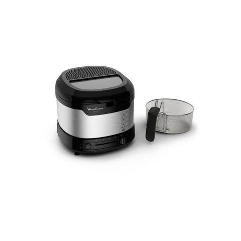 Friteuse MOULINEX UNO 1600W NOIR ET GRIS AF215D10