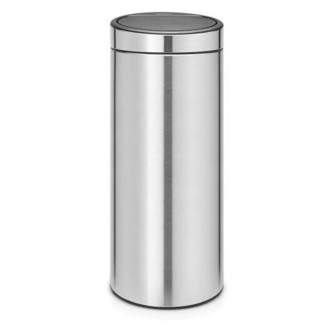 Brabantia - Touch bin new 30 l matt steel code g - Argent