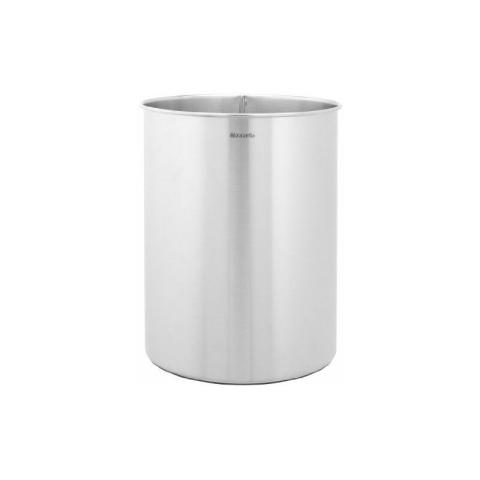 Brabantia - 313387 Corbeille à Papier Matt Steel 15 L