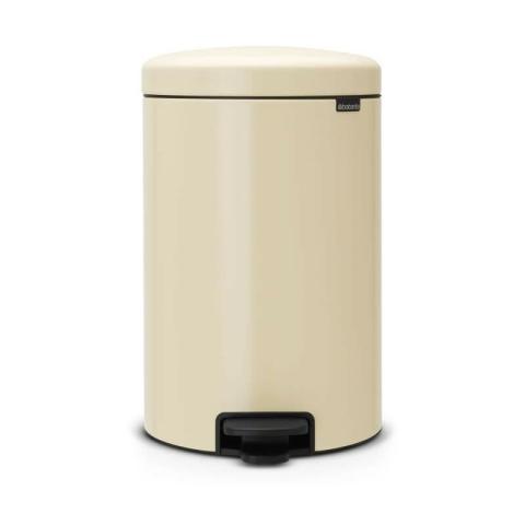 Brabantia - Poubelle a pédale NewIcon 20L Amande