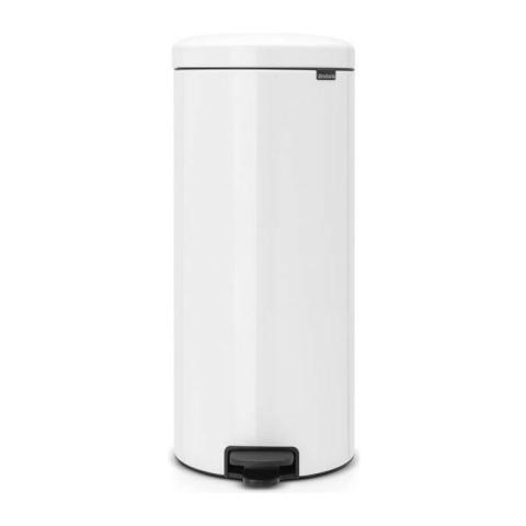 Brabantia - Poubelle a pédale NewIcon 30L Blanc