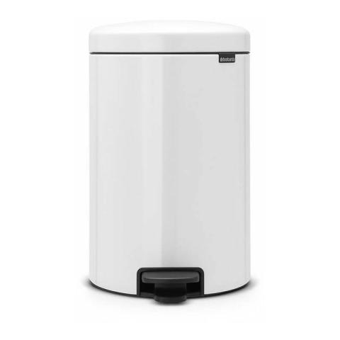 poubelle à pédale 20l blanc - 114243 - Brabantia