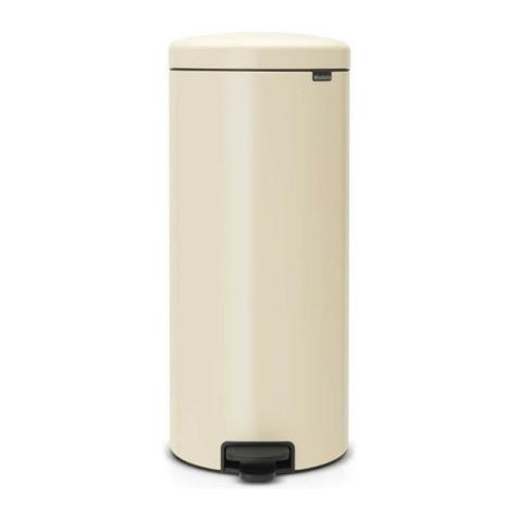 Brabantia - Poubelle a pédale NewIcon 30L Amande