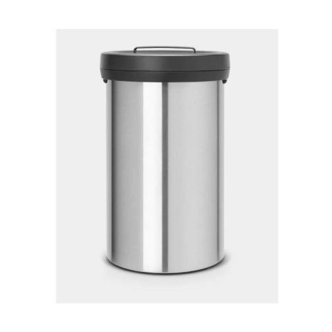 Poubelle Big Bin - 60 l - Matt Steel Fingerprint Proof - Brabantia