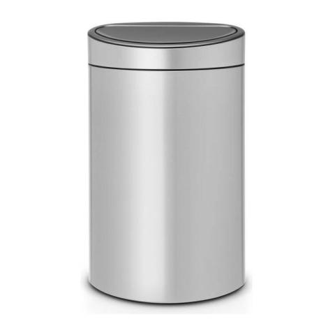 Brabantia - Poubelle Touch Bin - 40L - Gris métallique