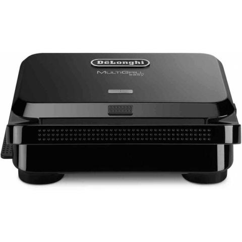 De Longhi MultiGrill Easy SW12A.BK - Noir - Rectangulaire - 270 x 140 mm - Couvercle à charnière - 800 W - 220 - 240 V (SW12ABK) - De'longhi