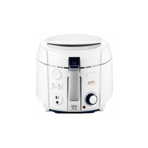 DELONGHI F38436 Friteuse électrique classique RotoFry - Blanc