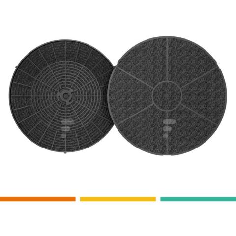 Elica CFC0038668 - Jeu de 2 Filtres à Charbon Actif pour Hotte de Cuisine Elica (CFC0038668)