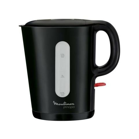 Bouilloire Électrique 1,7L Plastique Noir 2400W Filtre anti-tartre - Moulinex