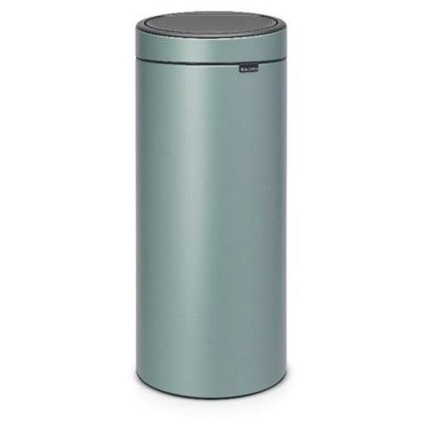 Poubelle 30L en acier inoxydable Green Touch Bin - Brabantia