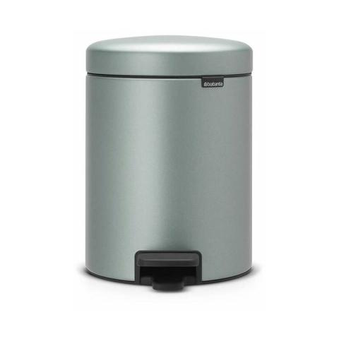 poubelle à pédale 5l metallic mint - 112942 - Brabantia