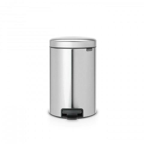 Poubelle à pédale newicon 20 l matt steel code d - Argent - Brabantia