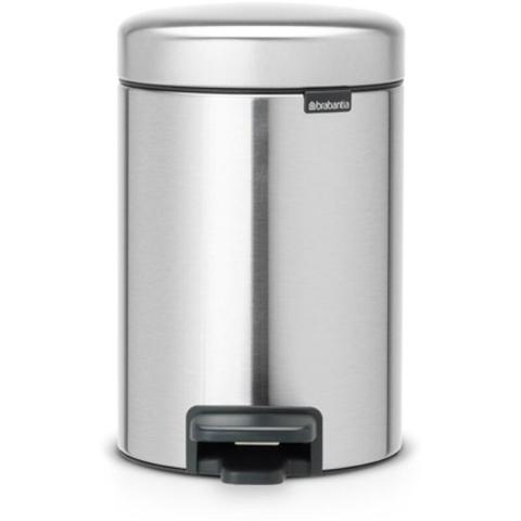 Brabantia - Poubelle à pédale 'newIcon' matt steel fingerprint proof 3 L - Acier Mat Brabantia - Poubelle à pédale 'newIcon' matt steel fingerprint proof 3 L - Acier Mat