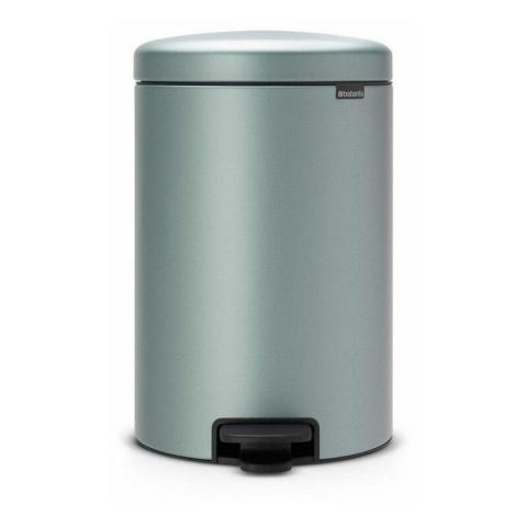poubelle à pédale 20 l newlcon metallic mint - 114120 metal - Brabantia