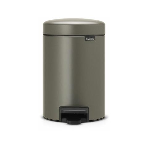 Brabantia - Poubelle à pédale platinum 3 litres - Gris