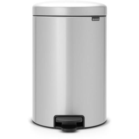 Poubelle à pédale 'newIcon' metallic grey 20 L - Gris - Brabantia