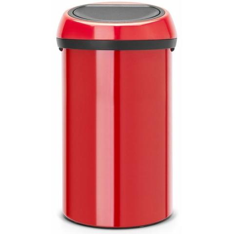 poubelle de cuisine 60l rouge - 402487 rouge - Brabantia