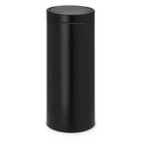 Brabantia - poubelle de cuisine 30l matt black - 115301 noire
