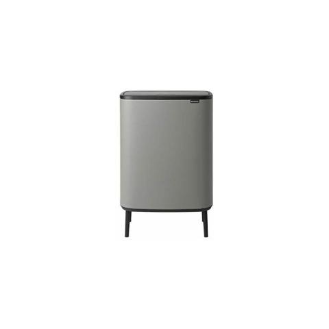 130281 - Poubelle Bo Touch Bin Hi, 60L, Mineral Concrete Grey - Brabantia
