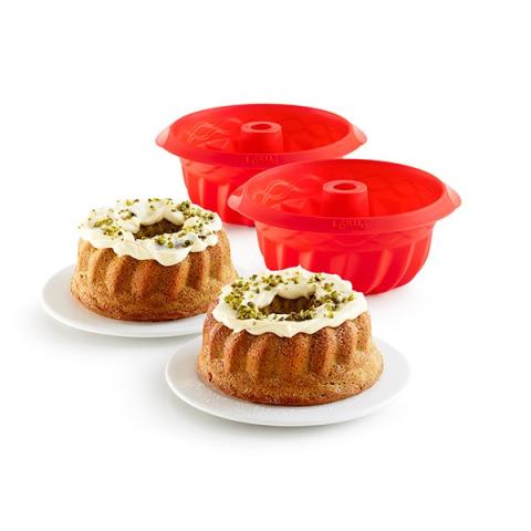 2 moules à gâteaux silicone kouglof 15 cm 700 ml Lékué 2 moules à gâteaux silicone kouglof 15 cm 700 ml Lékué