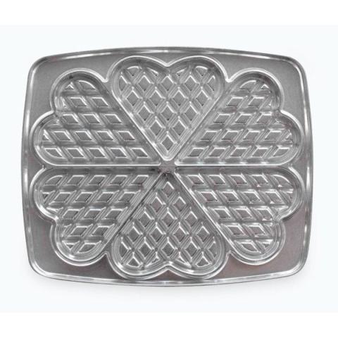 2 Plaques 6 gaufres cœurs fonte aluminium 23,8 cm 030521 Lagrange 2 Plaques 6 gaufres cœurs fonte aluminium 23,8 cm 030521 Lagrange