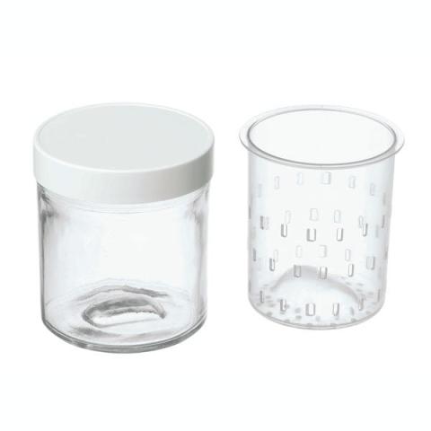 2 pots faisselles avec égouttoirs 250 ml YM402E Cuisinart 2 pots faisselles avec égouttoirs 250 ml YM402E Cuisinart
