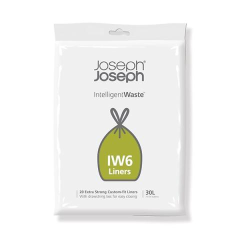 20 sacs poubelle 30 L poubelles TOTEM 2 compartiments 60 L lW6 Joseph Joseph