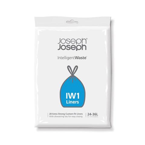 20 sacs poubelle 36L déchets généraux pour poubelles TOTEM 50L et 60L Joseph Joseph
