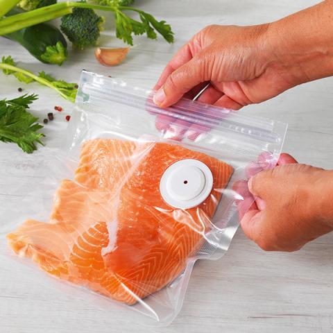 20 sacs réutilisables pour pompe à vide KC.MINIVAC35L Kitchen Chef Professional 20 sacs réutilisables pour pompe à vide KC.MINIVAC35L Kitchen Chef Professional
