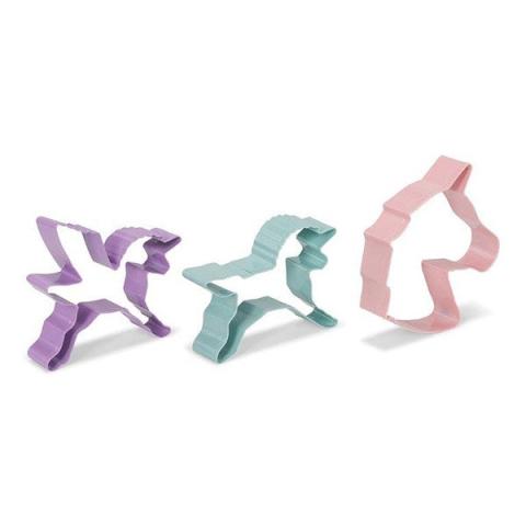 3 emporte-pièces en acier Licorne Patisse 3 emporte-pièces en acier Licorne Patisse