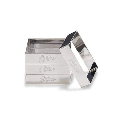 4 cadres à tarte inox 8 cm Patisse 4 cadres à tarte inox 8 cm Patisse