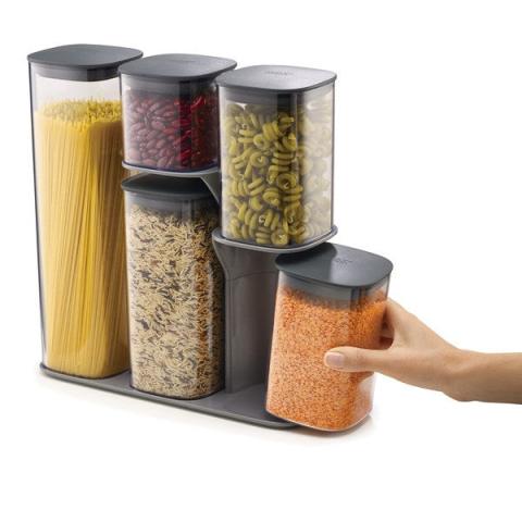 5 pots de conservation avec support Podium™ Joseph Joseph 5 pots de conservation avec support Podium™ Joseph Joseph