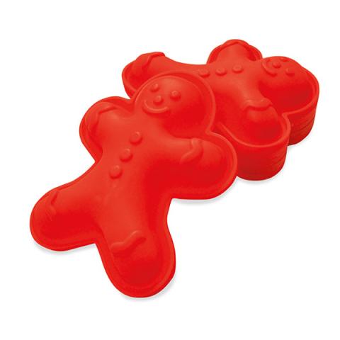 6 moules en silicone Bonhomme pain d'épices Scrapcooking