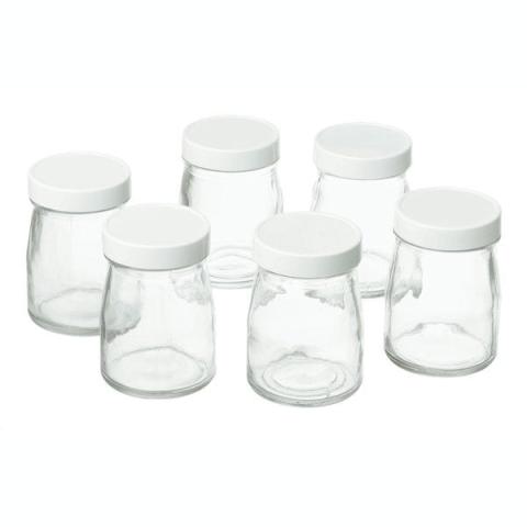 6 pots à yaourt en verre 125 ml YM401E Cuisinart 6 pots à yaourt en verre 125 ml YM401E Cuisinart