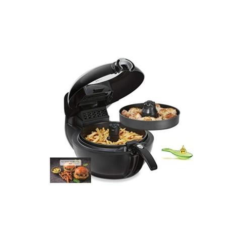 Actifry genius xl friteuse saine 2 zones 99% moins de graisse technologie dual motion capacité xl 9 programmes ecran tacti - Tefal