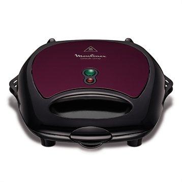 Appareil à croque-monsieur et gaufres Break Time 700 W SJ615612 Moulinex