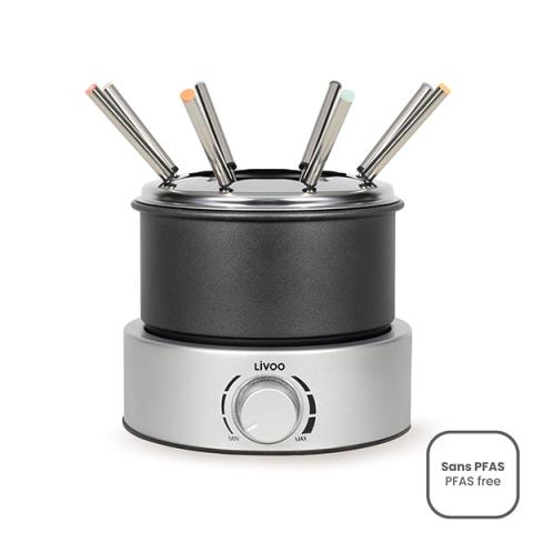 Appareil à fondue électrique 2,4 L 8 personnes 800 W Livoo Appareil à fondue électrique 2,4 L 8 personnes 800 W Livoo