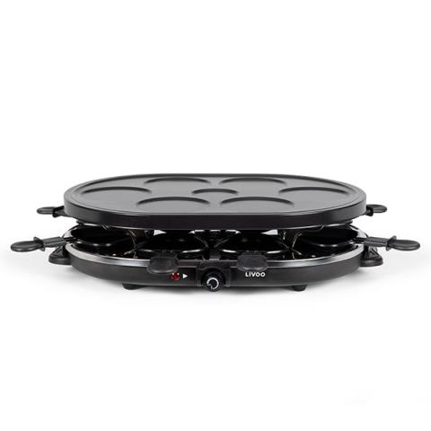Appareil à raclette et mini-crêpes 1200 W DOC188 Livoo