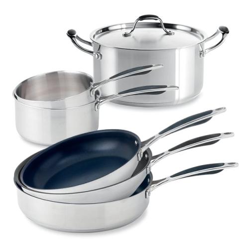 Batterie de cuisine 6 pièces Excell'Inox Mathon Batterie de cuisine 6 pièces Excell'Inox Mathon