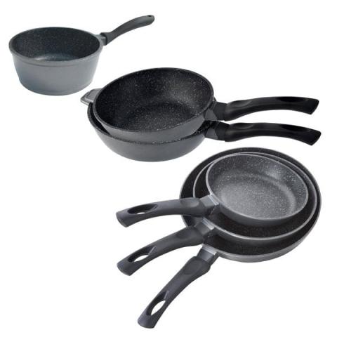Batterie de cuisine 6 pièces revêtement Dur comme la pierre Mathon