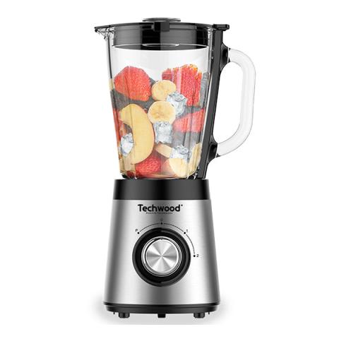 Blender inox bol en verre double sécurité 1,5 L Techwood Blender inox bol en verre double sécurité 1,5 L Techwood